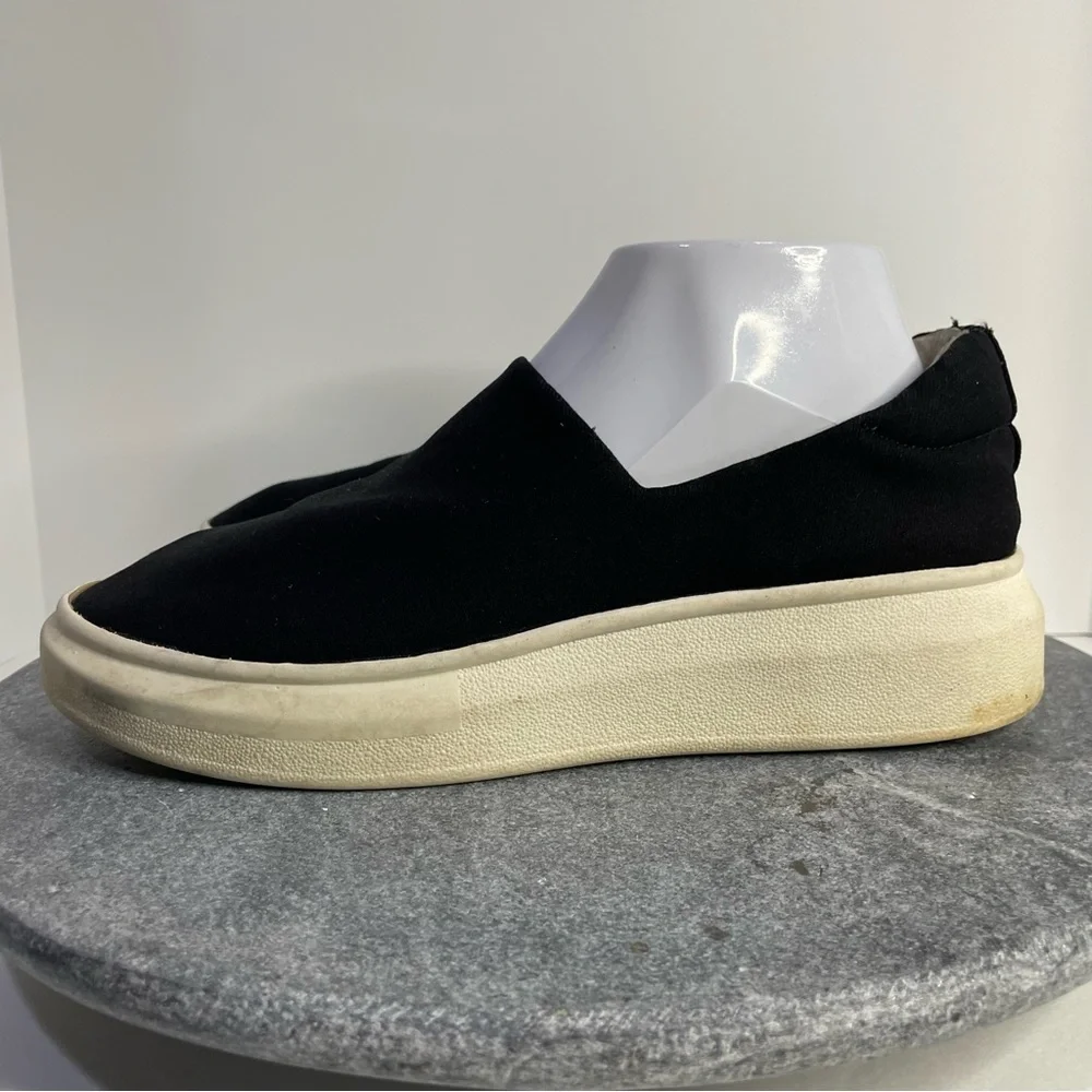 💛 Sam Edelman Nerah Black Slip On Platform Sneakers 8